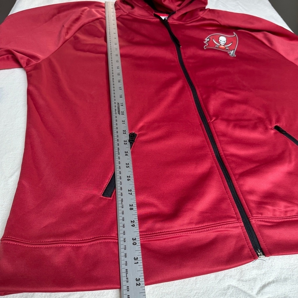 NEW Tampa Bay Buccaneers NFL Hoodie Bucs Zip Fleece Jacket Game Day NWT 2XL XXL - Picture 9 of 9